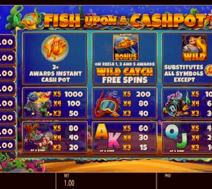 Fish Upon A Cashpot slot