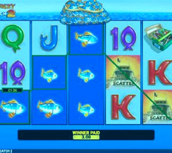 Fishin Frenzy Cluster Pays slot game