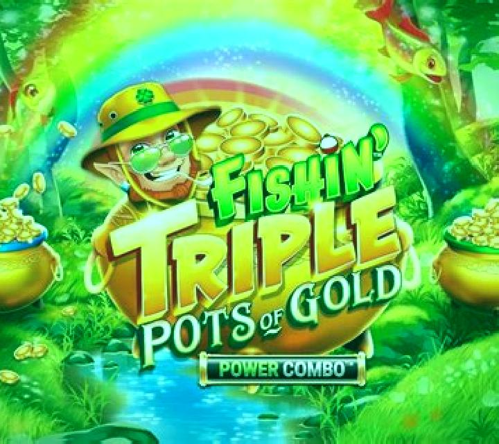 Fishin Triple Christmas Pots of Gold POWER COMBO slot game