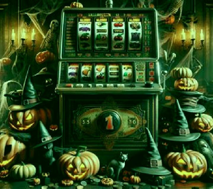 Flaming Bars Halloween slot game
