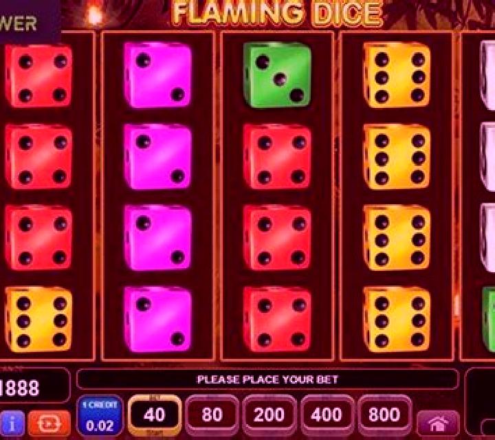 Flaming Dice slot