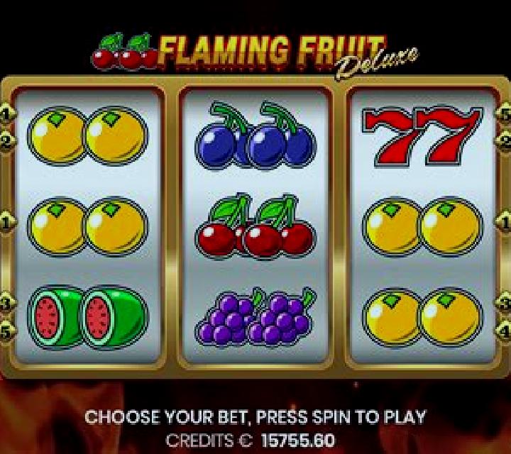 Flaming Fruit (Tom Horn Gaming) slot machine