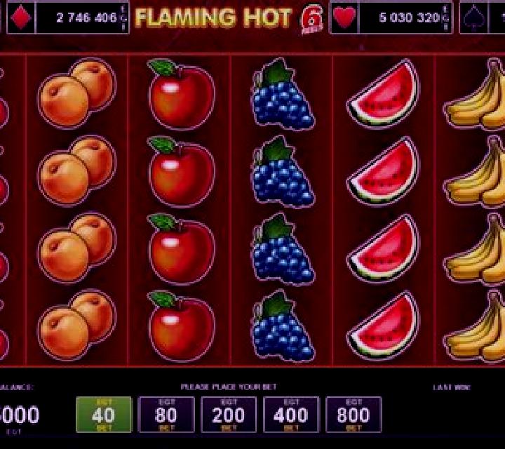 Flaming Hot 6 reels slot game