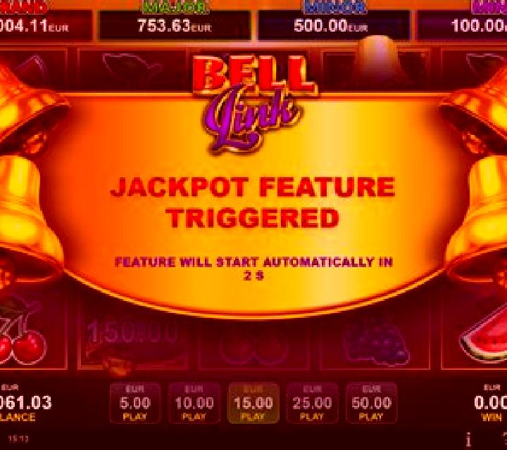 Flaming Hot Bell Link slot machine