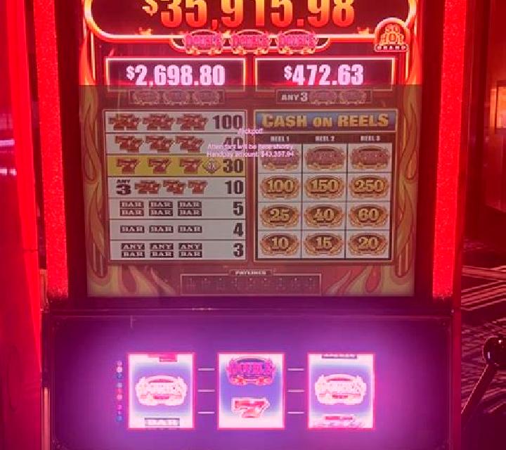Flaming Reels (AGS) slot game