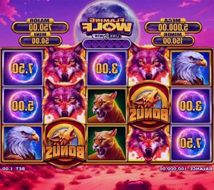 Flaming Wolf Link&Win slot machine