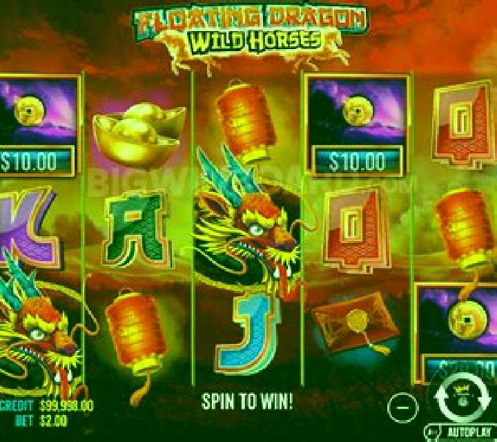 Floating Dragon Wild Horses slot
