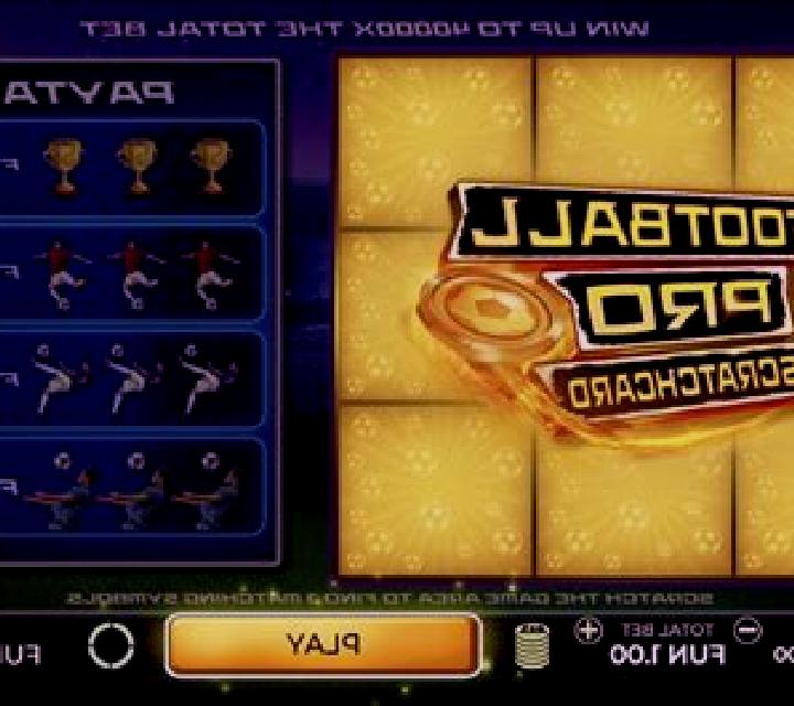 Football Pro Scratchcard slot game
