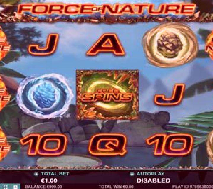 Force of Nature slot game