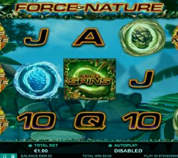 Force of Nature slot machine