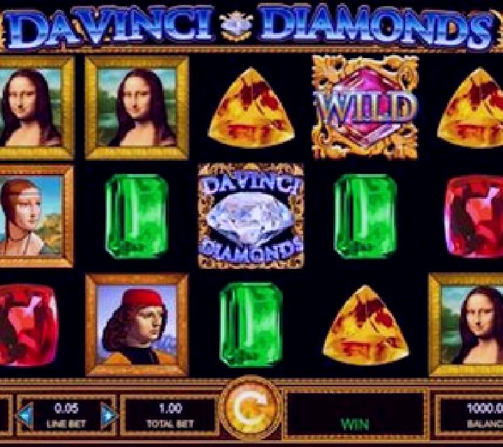 Fort Knox Da Vinci Diamonds slot game