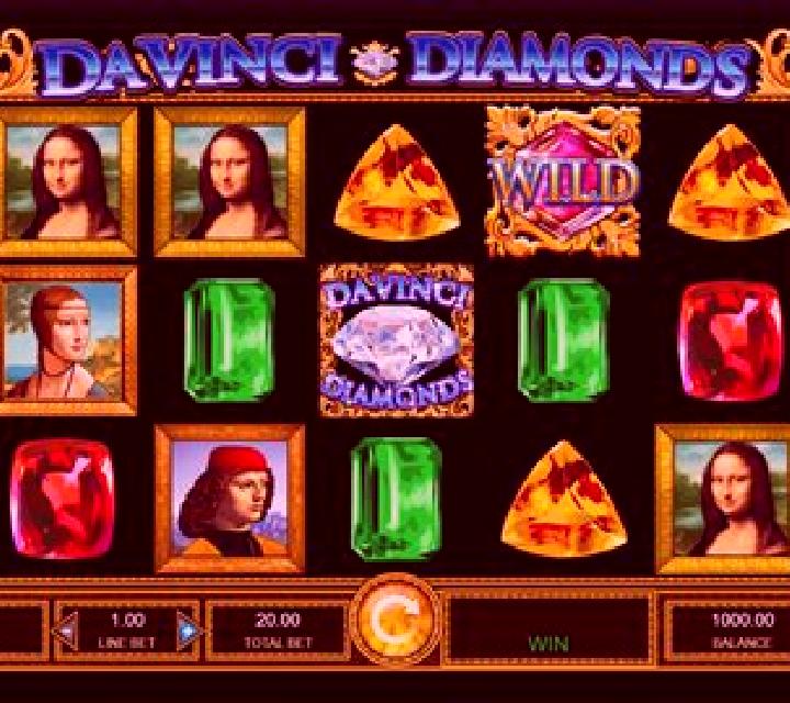 Fort Knox Da Vinci Diamonds slot machine