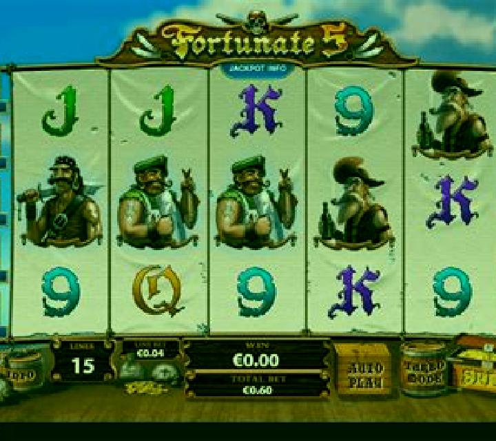 Fortunate Five slot game