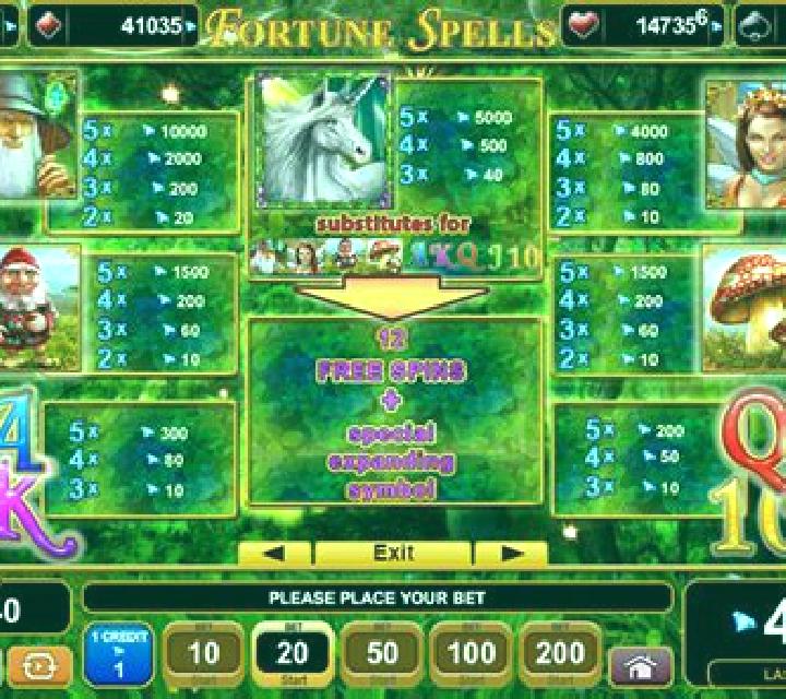 Fortune Spells slot game