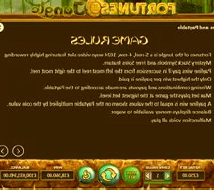 Fortunes of the Jungle slot