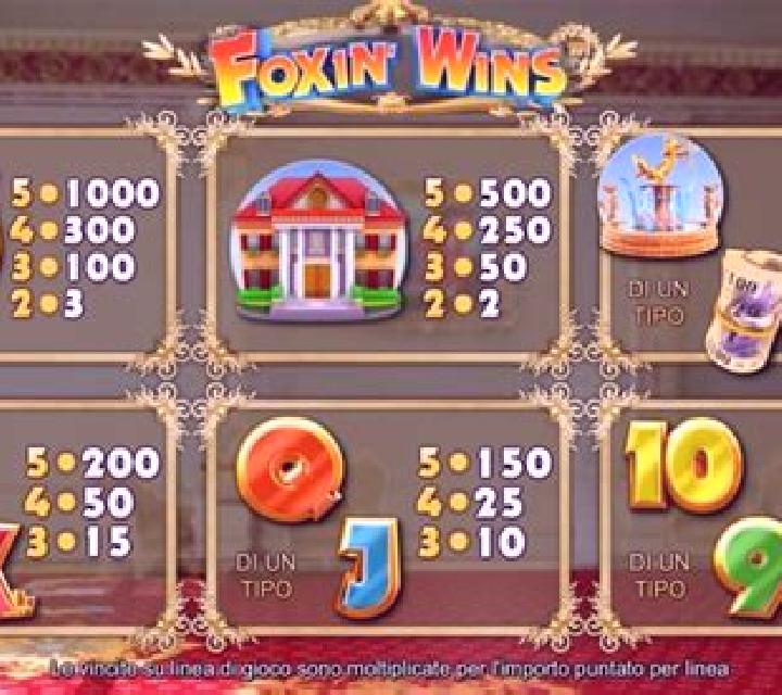 Foxin Wins slot machine