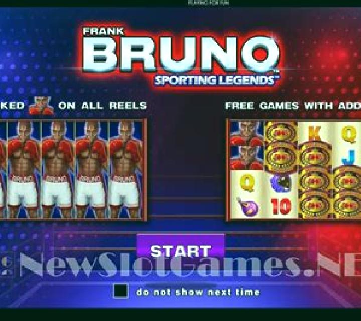 Frank Bruno Sporting Legends slot game