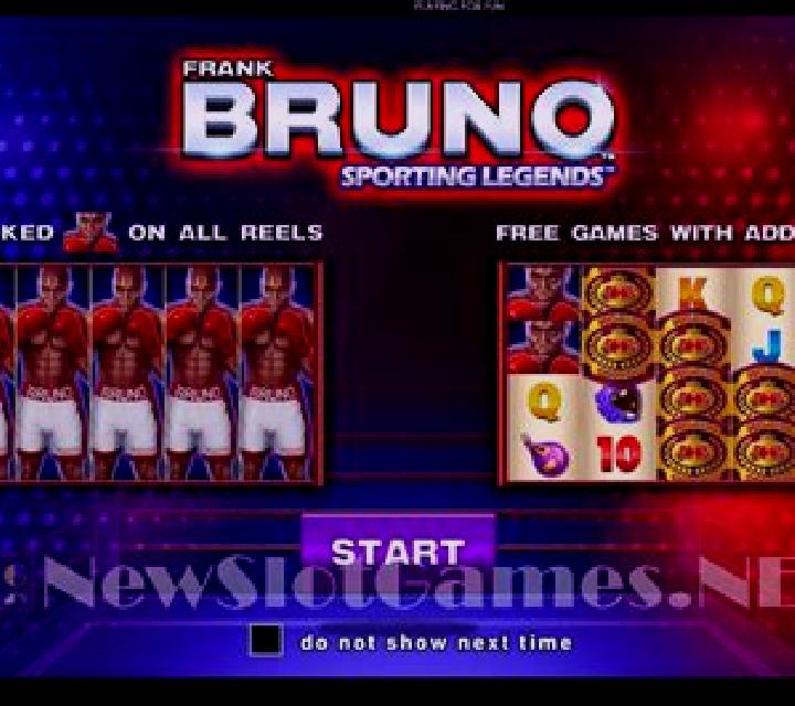 Frank Bruno Sporting Legends slot