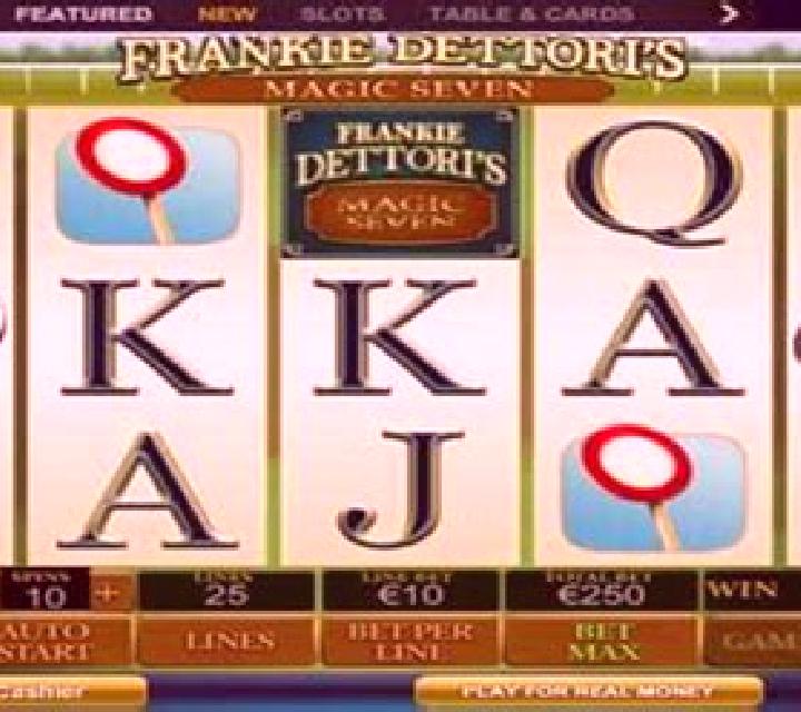 Frankie Dettori s Magic Seven Jackpot slot machine