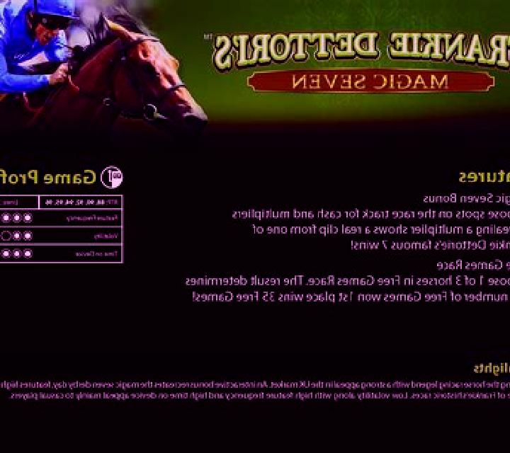 Frankie Dettori s: Magic Seven slot