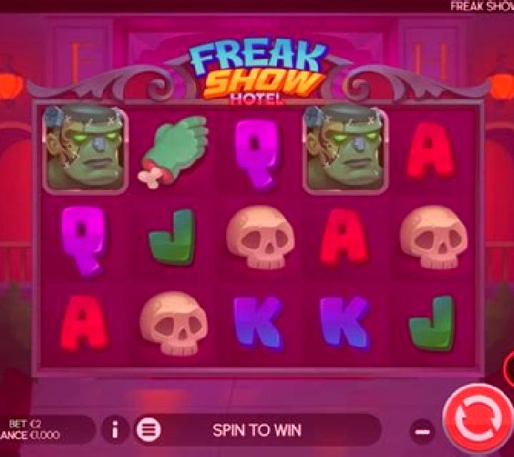 Freakshow Hotel slot machine