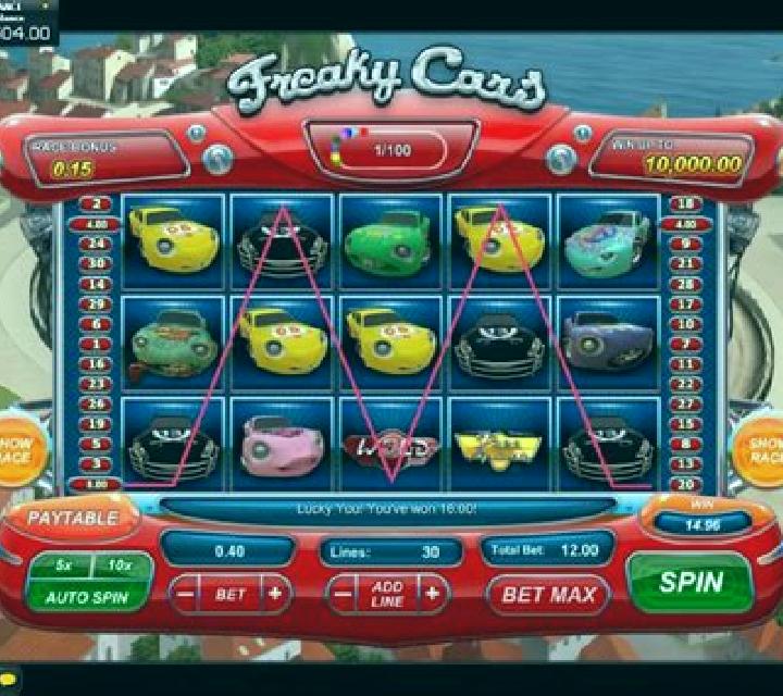 Freaky Cars slot game