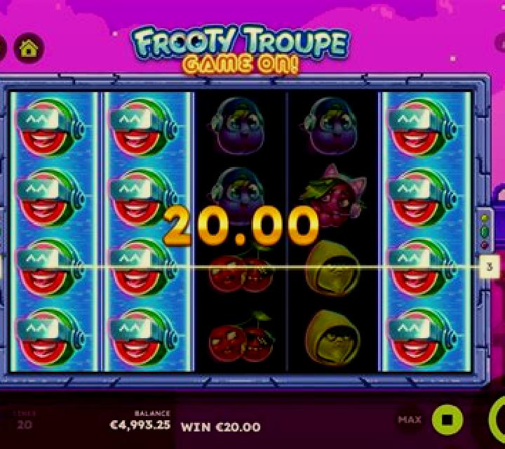 Frooty Troupe - Game On! slot