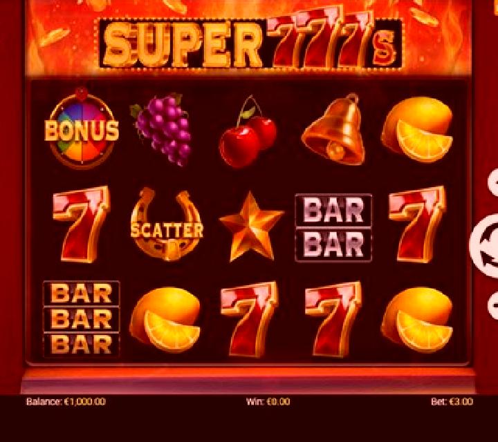 Fruits & 777 s Slider online slot