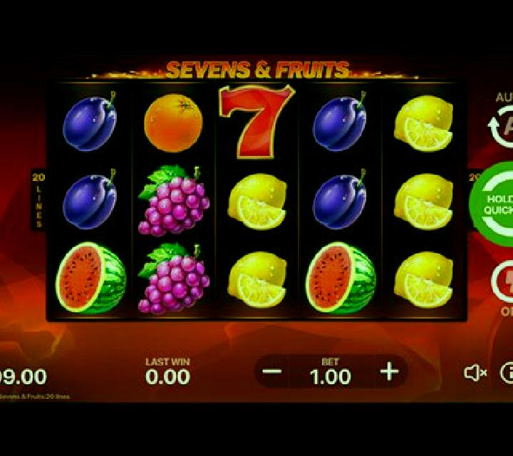 Fruits And Sevens (Spearhead Studios) slot machine