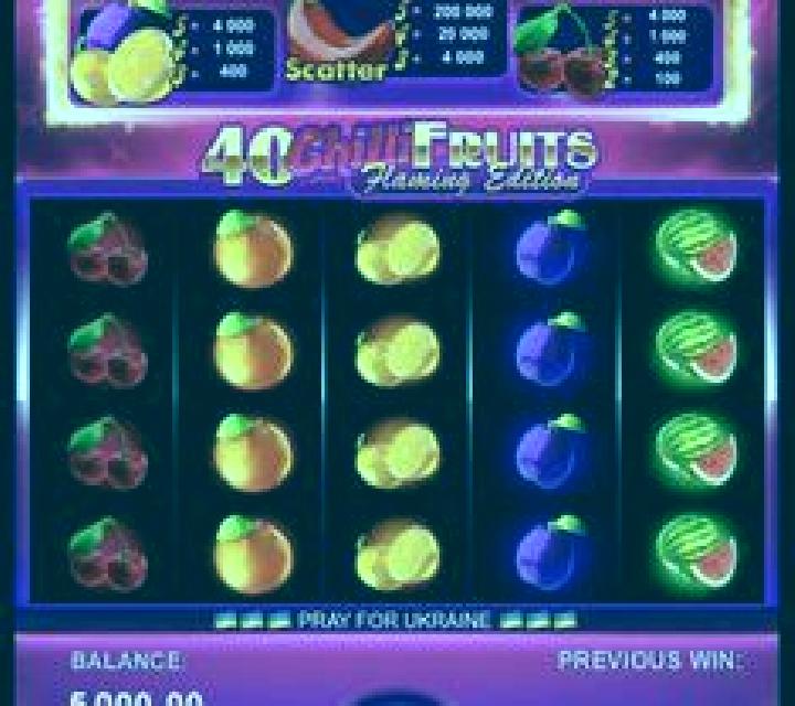 Fruits Collection 40 Lines slot