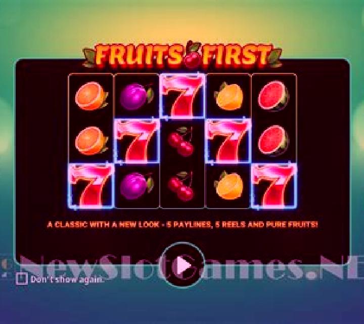 Fruits First slot