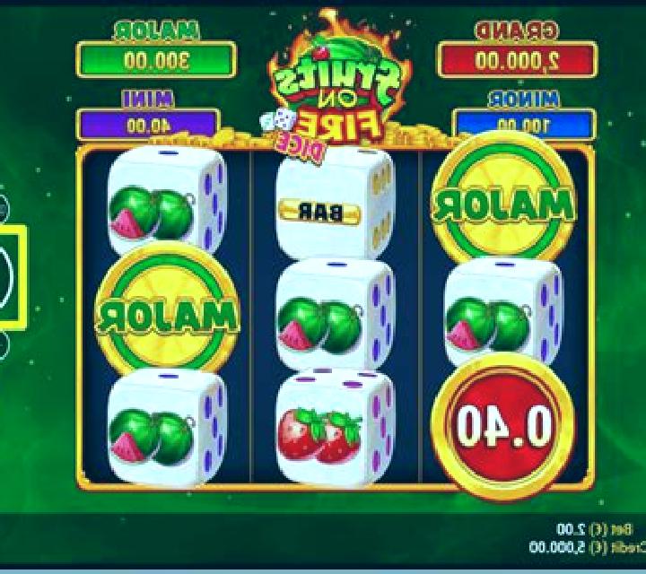 Fruits on Fire Dice slot