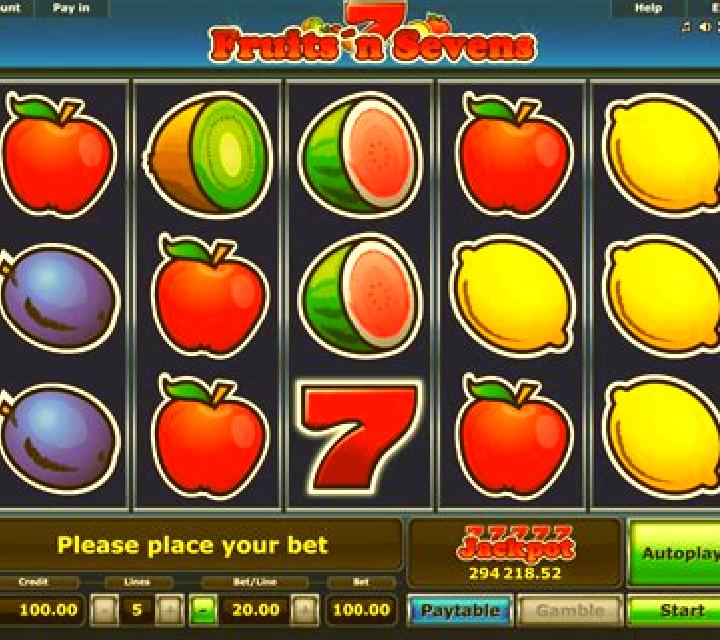 Fruits´n Sevens slot machine