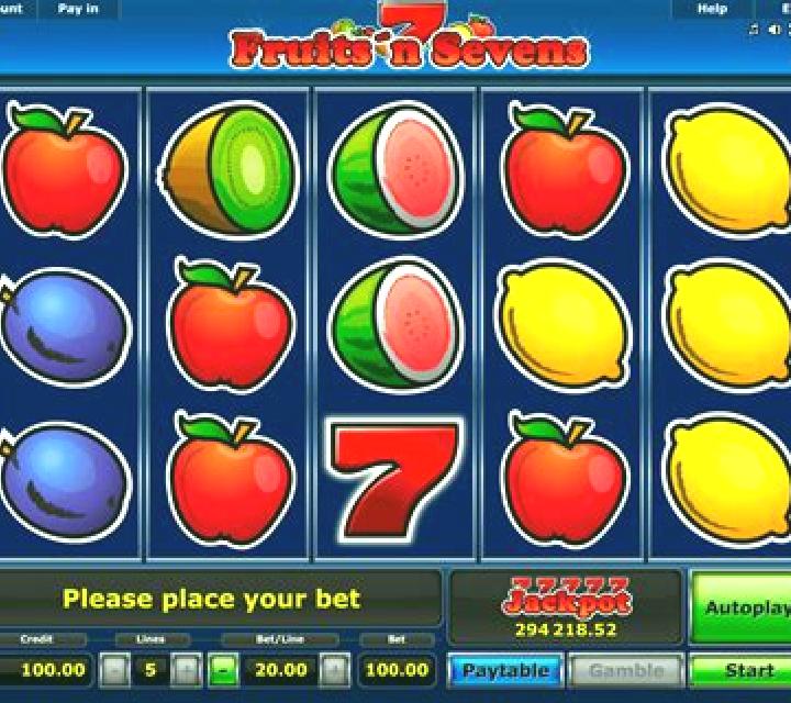 Fruits´n Sevens slot