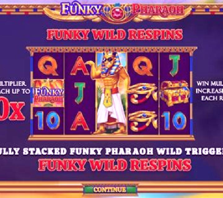 Funky Pharaoh Jackpot King slot game