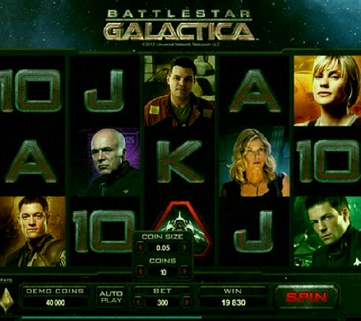 Galactica slot machine