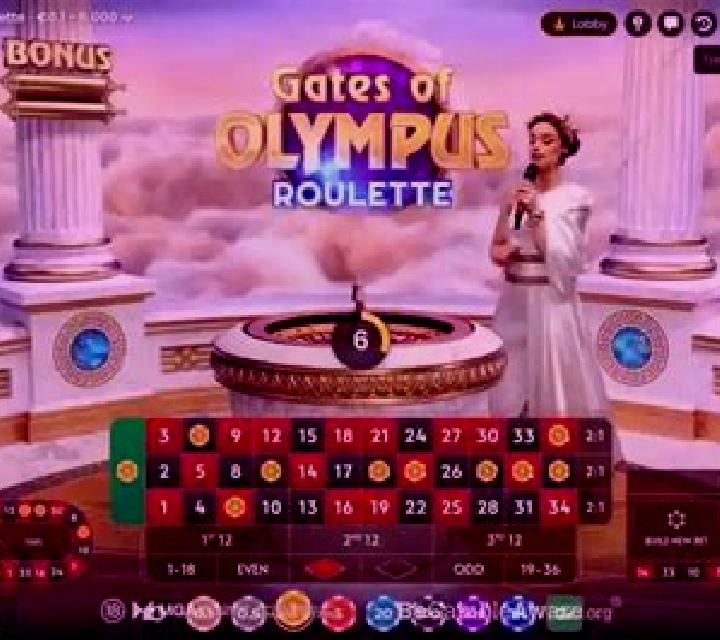 Gates of Olympus Roulette slot