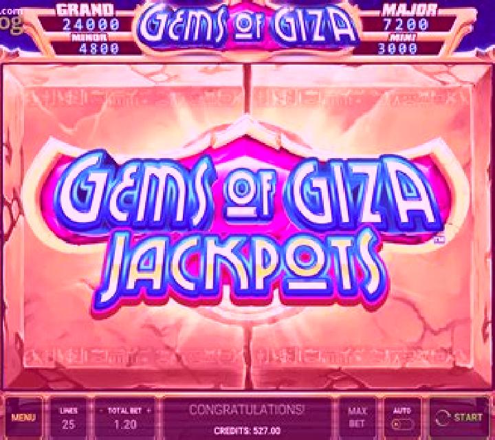 Gems of Giza slot machine