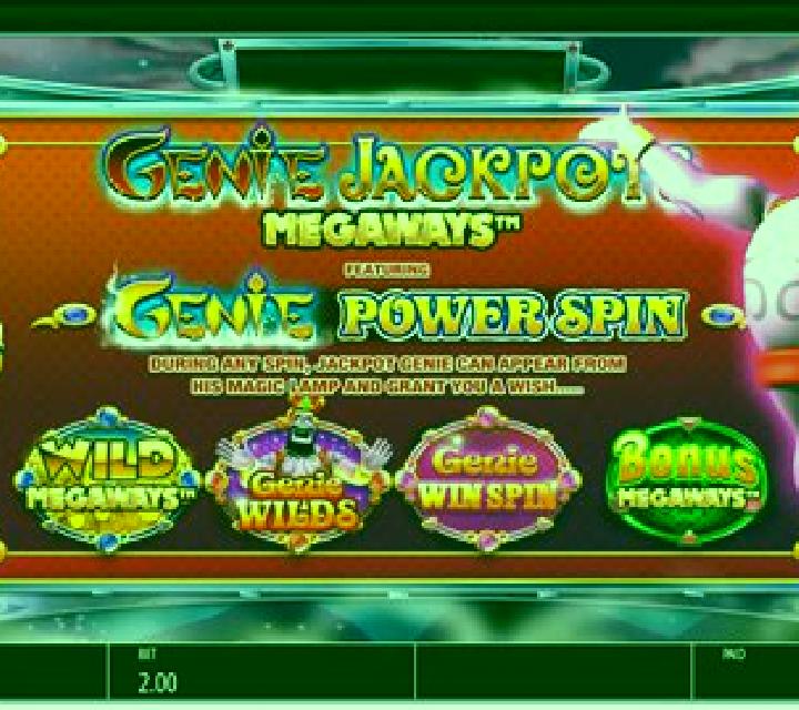 Genie Jackpots Megaways online slot