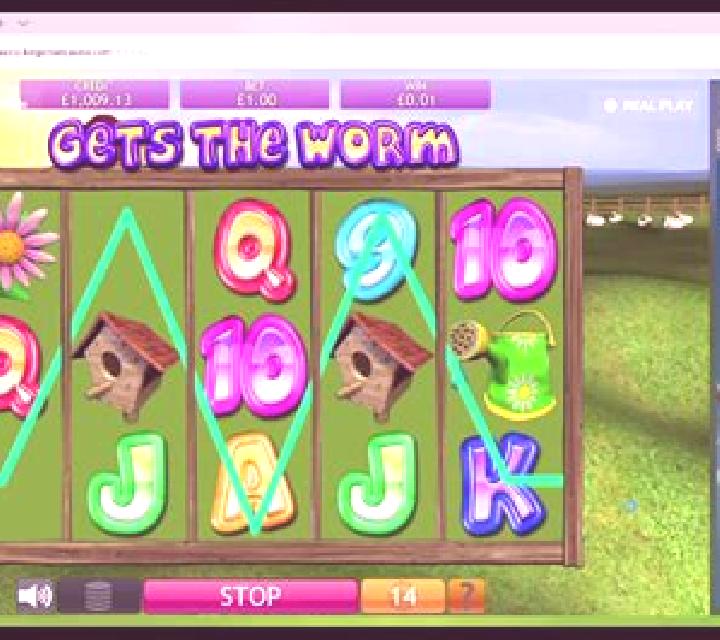 Gets the Worm slot machine