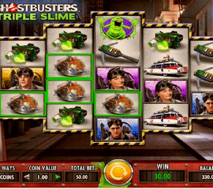 Ghostbusters Triple Slime slot game