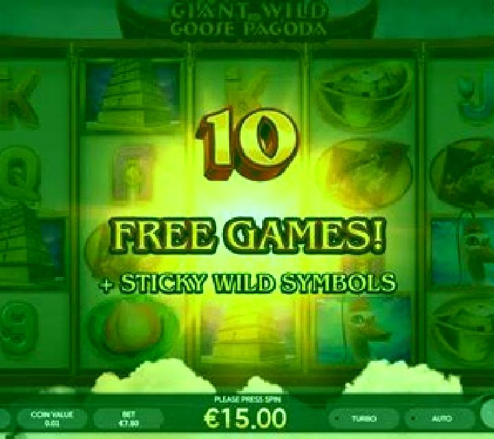 Giant Wild Goose Pagoda slot