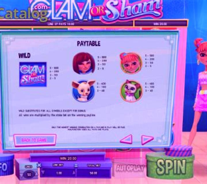 Glam or Sham slot
