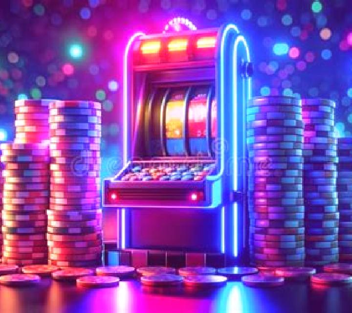 Glow slot machine