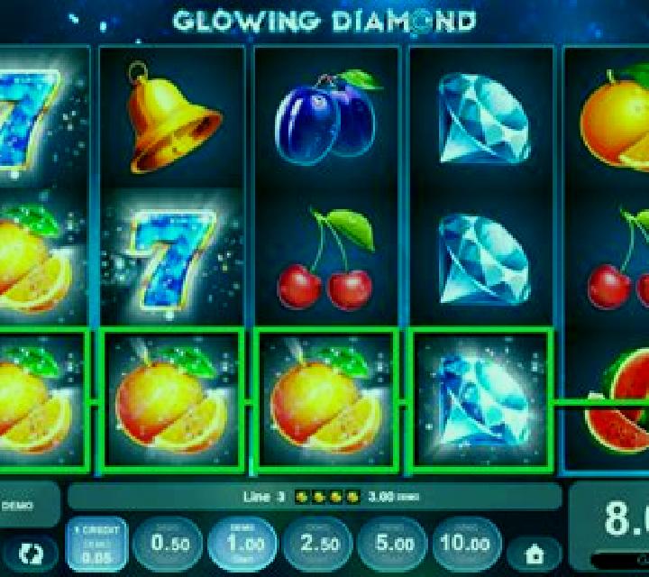Glowing Diamond slot