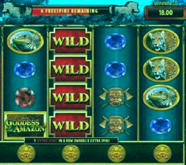 Goddess of The Amazon slot game