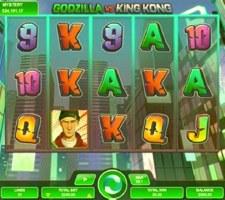 Godzilla vs King Kong slot