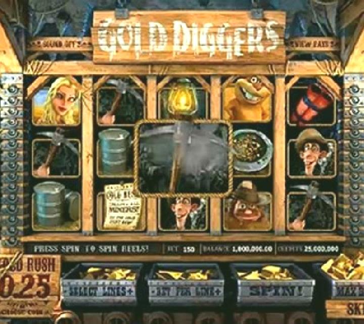 Gold Diggers slot machine