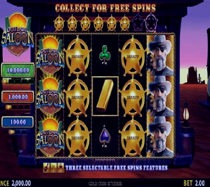 Gold Saloon Superpot slot game