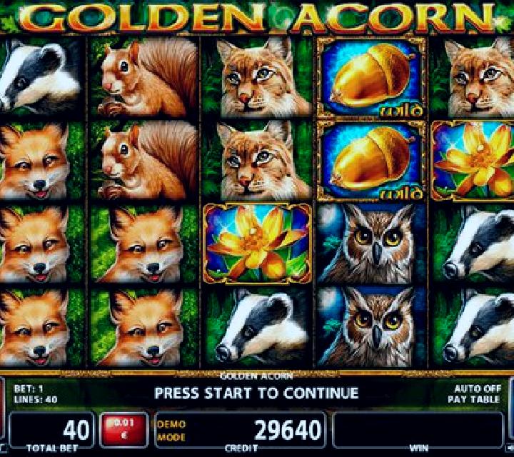 Golden Acorn slot machine